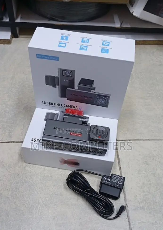 4G Dual Lens Dash Cam – Front & Rear HD Camera With GPS