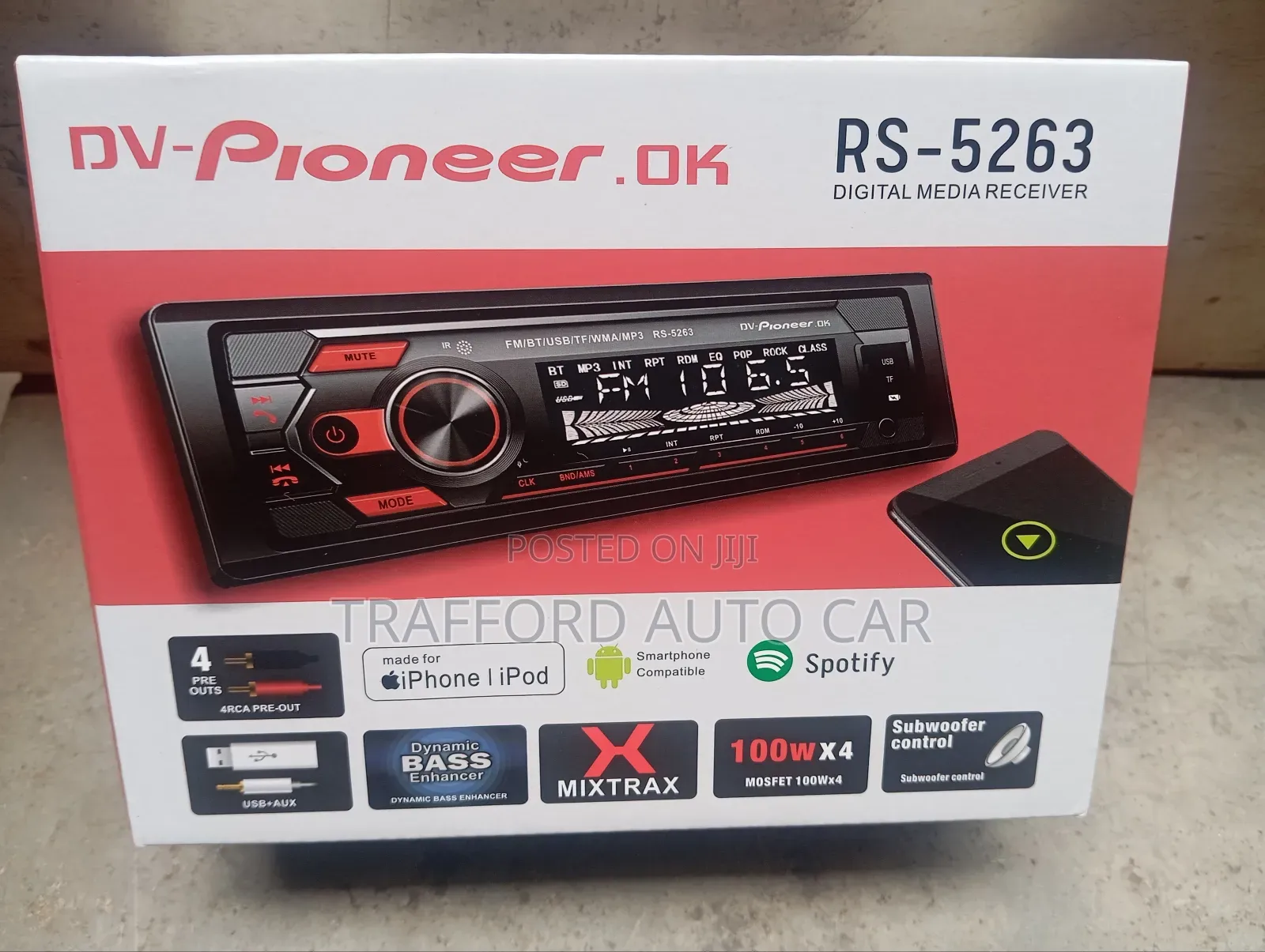 Pioneer Car Bluetooth Radio