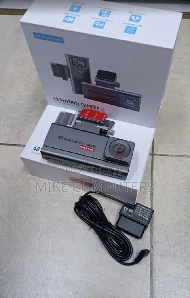 4G Dual Lens Dash Cam – Front & Rear HD Camera With GPS