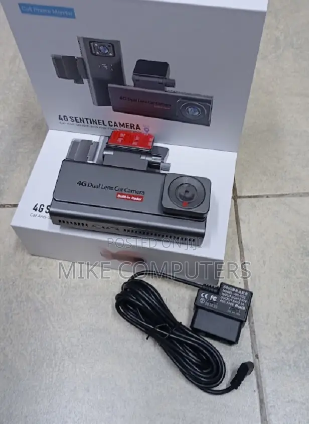 4G Smart Dual Lens Car Dash Camera – HD Video + GPS + Parking Monitor