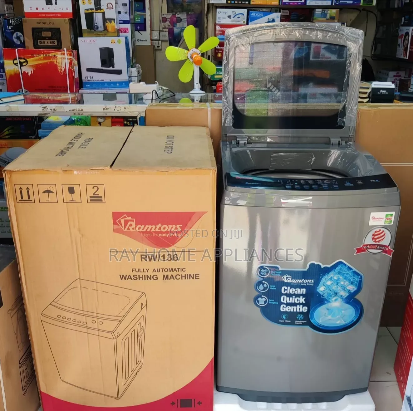 Ramtons Washing Machine 12Kg Top Load Magic Cube Full Automatic RW136