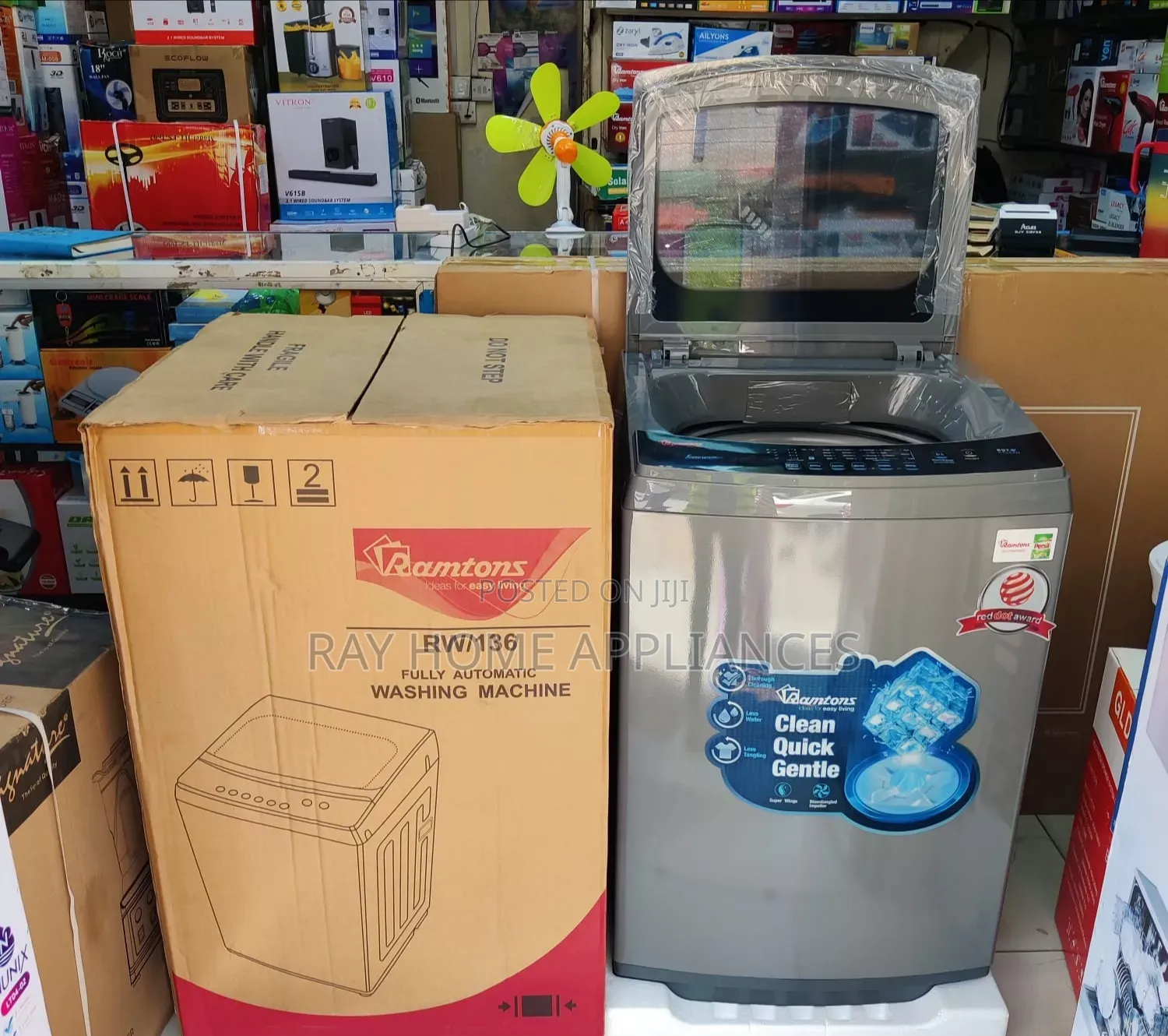 Ramtons Washing Machine 12Kg Top Load Magic Cube Full Automatic RW136