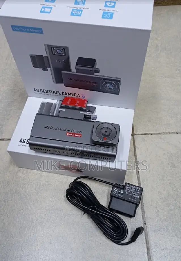 4G Dual Lens Dash Cam – GPS Tracking, Night Vision & Remote Monitoring