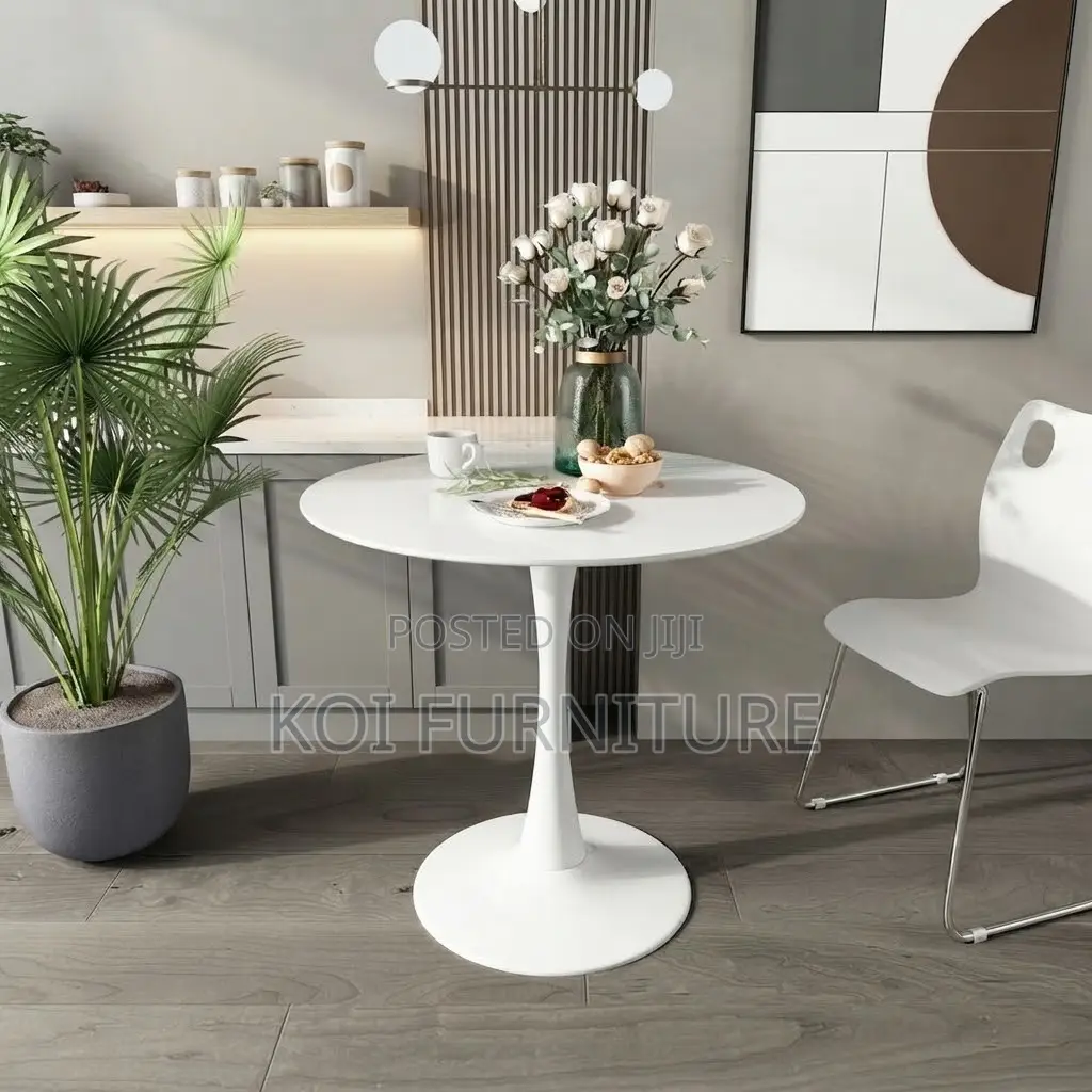 Coffee Table; Marble Round Home Dining Coffee Table