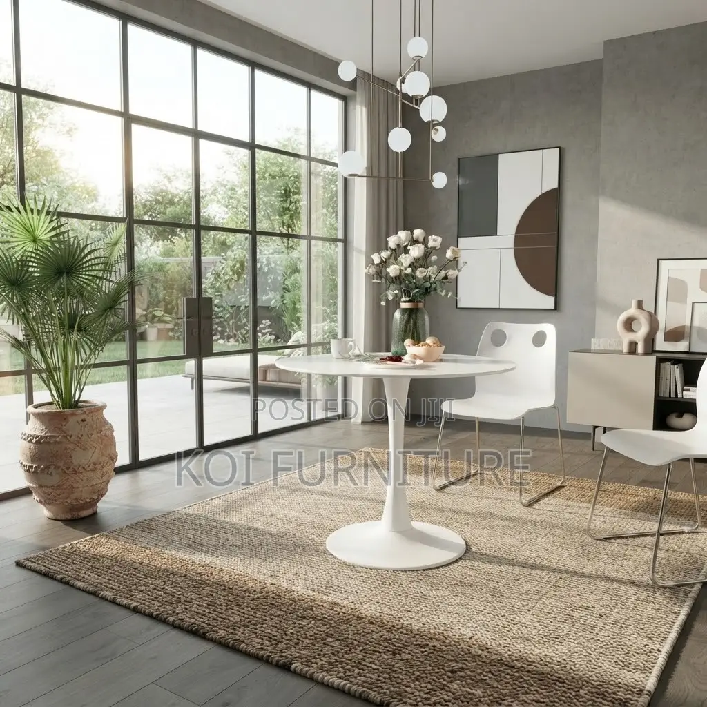 Coffee Table; Marble Round Home Dining Coffee Table