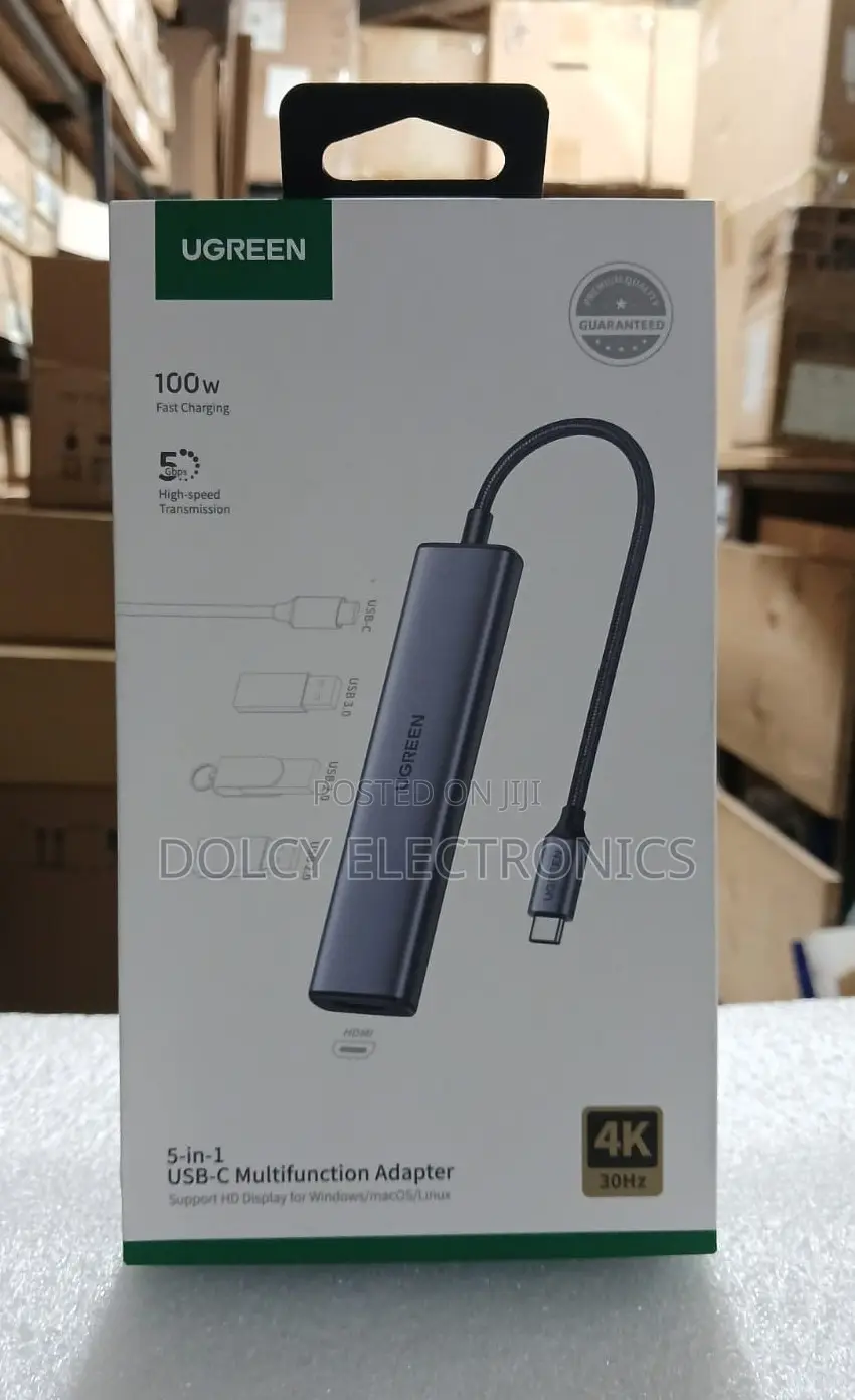 Ugreen CM511 5-in-1 Docking Station USB C to 3 USB