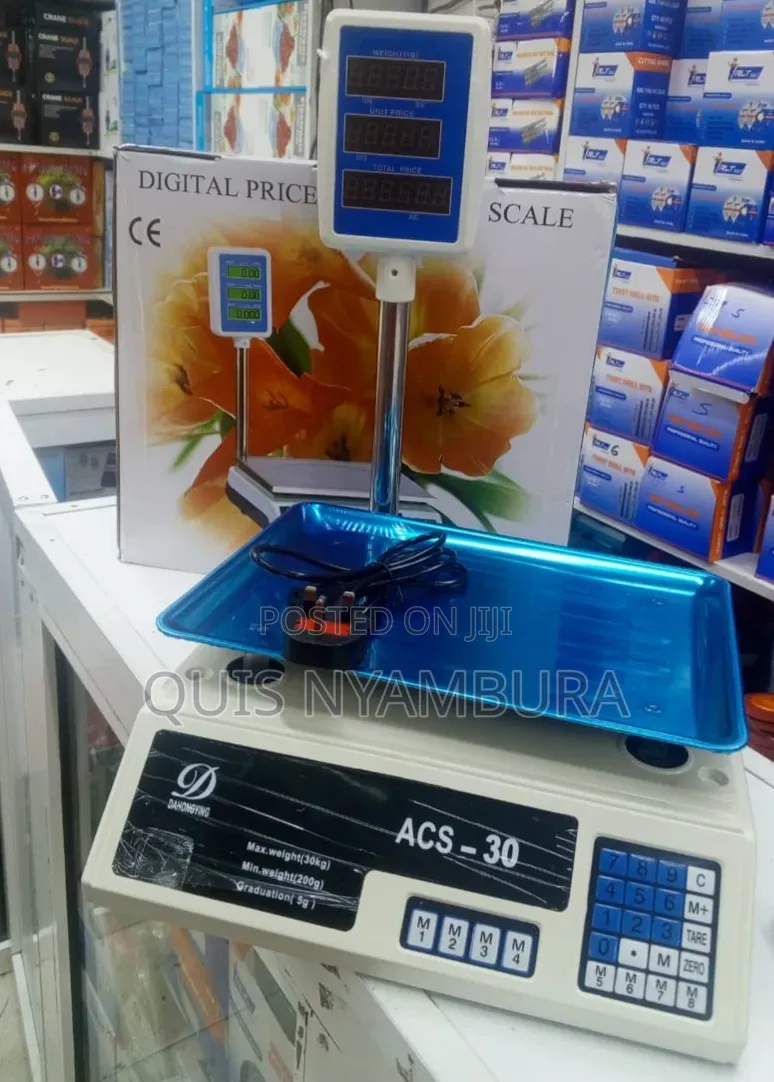 Acs30 Digital Computing Scale 30kg With Arm