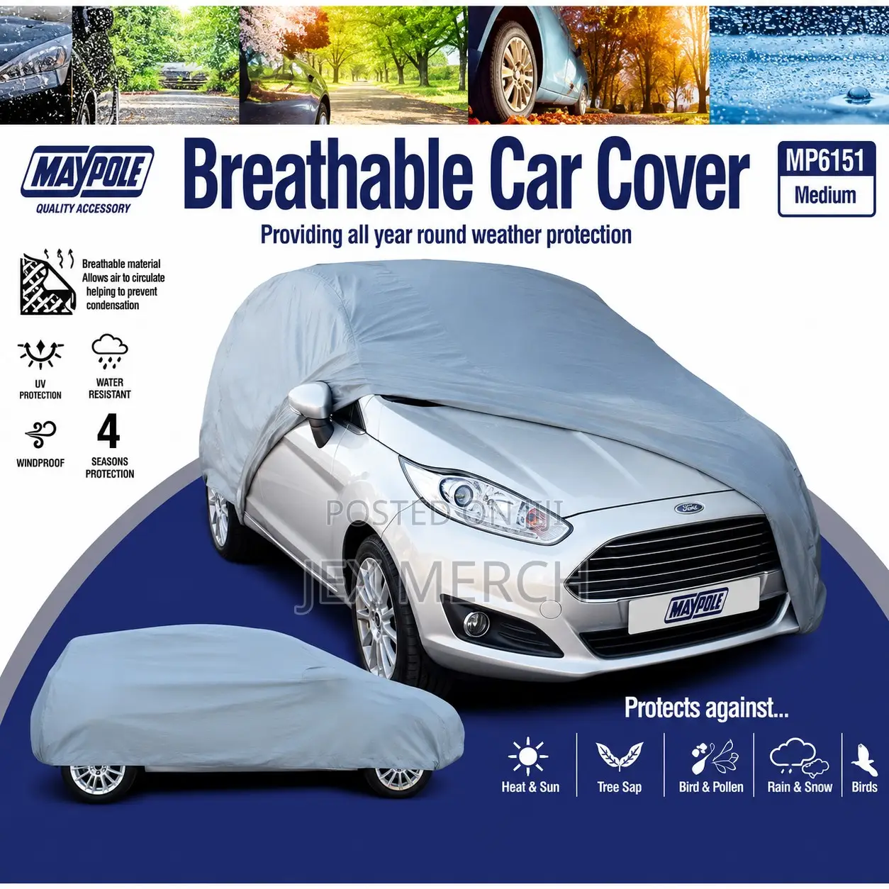 Car Cover for Sale-Fits Rav 4, Prado, V8, Range Rover