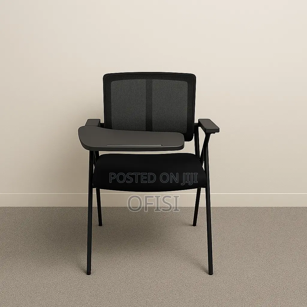 Office Chair; Foldable Training Table With Writing Pad