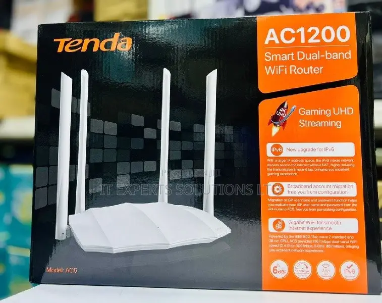 Tenda Ac5 1200mbps Dual-Band Router Wireless Router