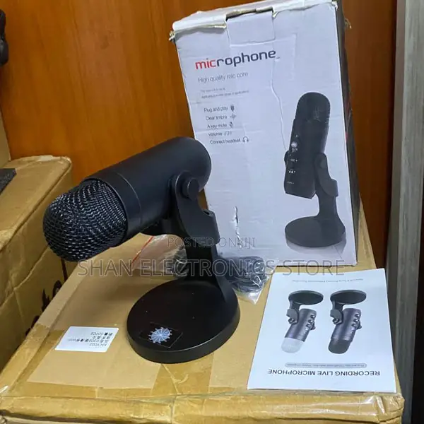 Premium Quality Desktop Design Microphone With Voice Cancellation