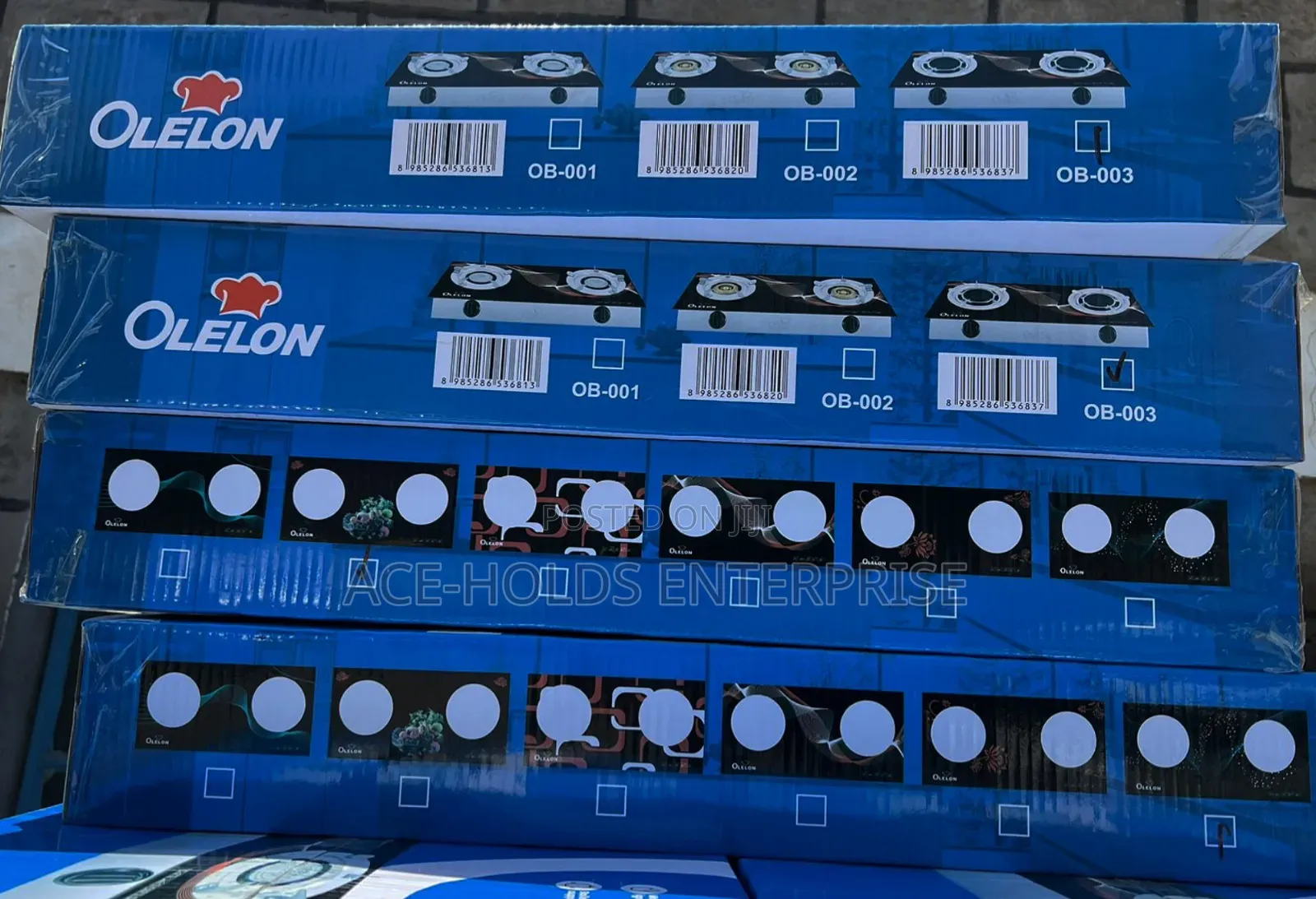 Olelon 2 Burner Infrared Glass Cooker