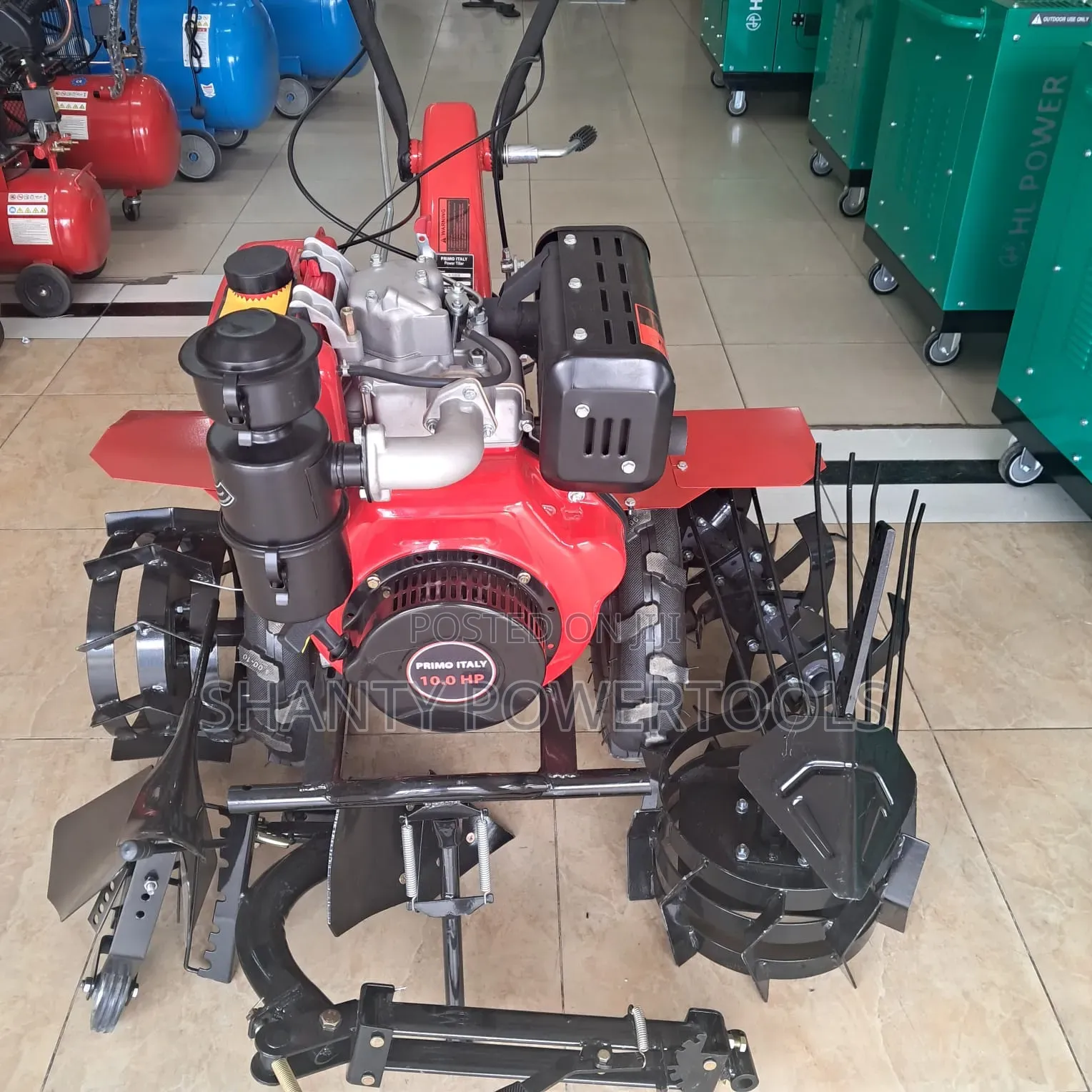 Walk-Behind Power Tiller (Or Rotary Cultivator/Two-Wheel Tractor