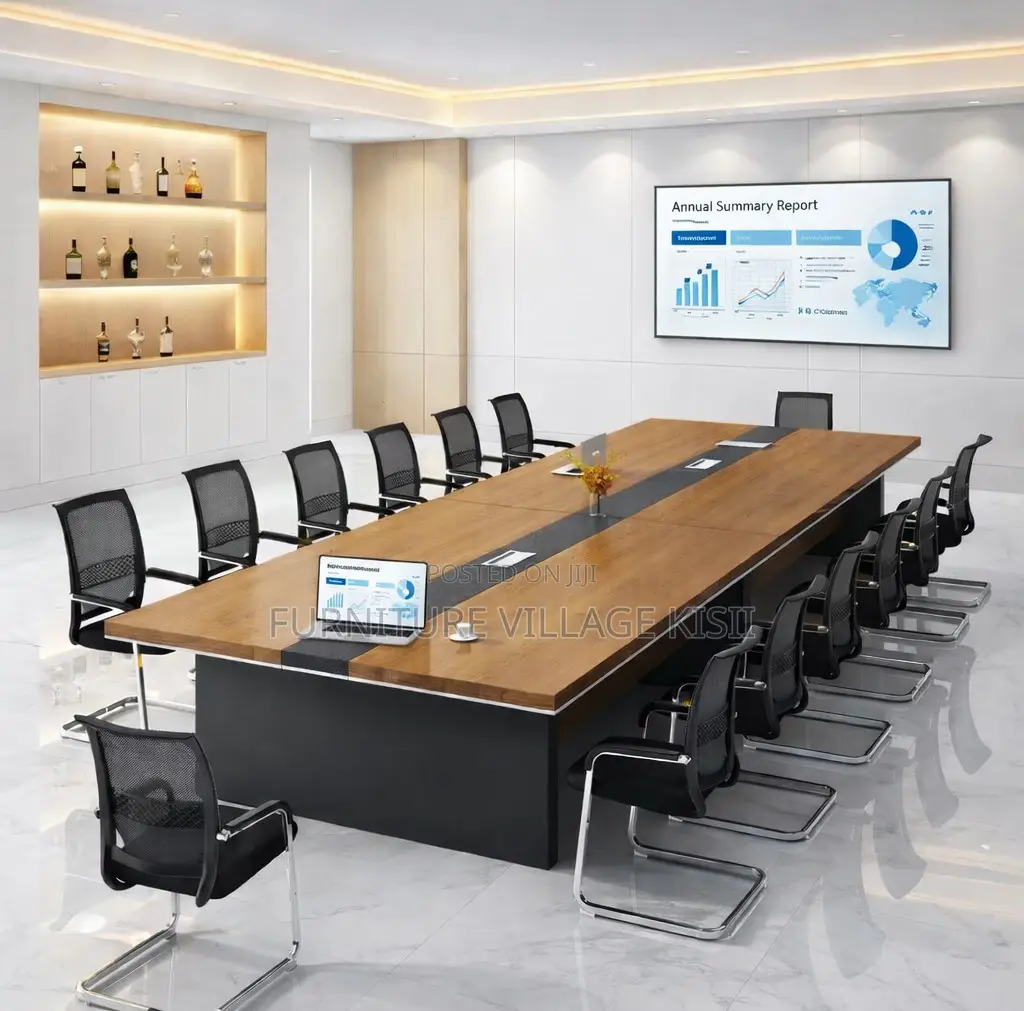 Office Table; 10-16 Seater Office Boardroom Table 3.0M