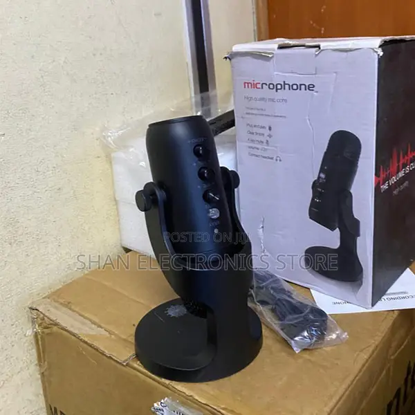 Premium Podcast Mic With Clear Voice Isolation Noise Reduction