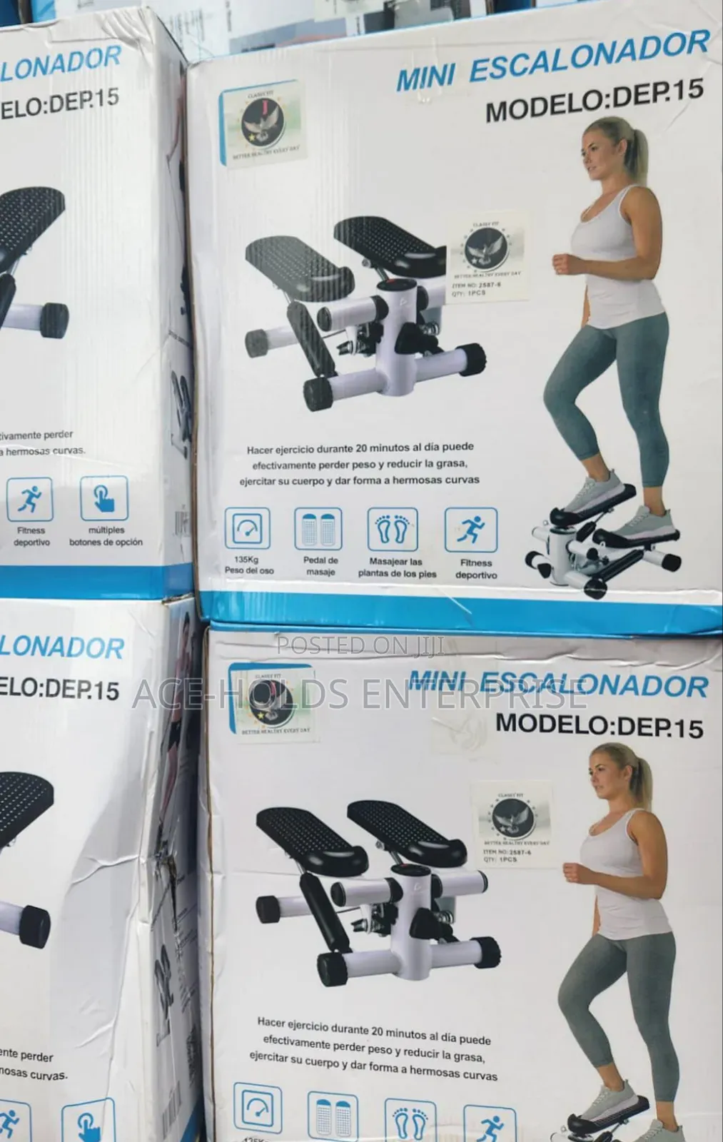 135kgs - Mini Stepper Leg/ Weight Exercise Machine - Resistance Band