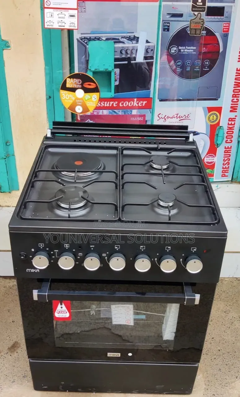 MIKA Standing Cooker 60X60 3+1 Electric Cooker