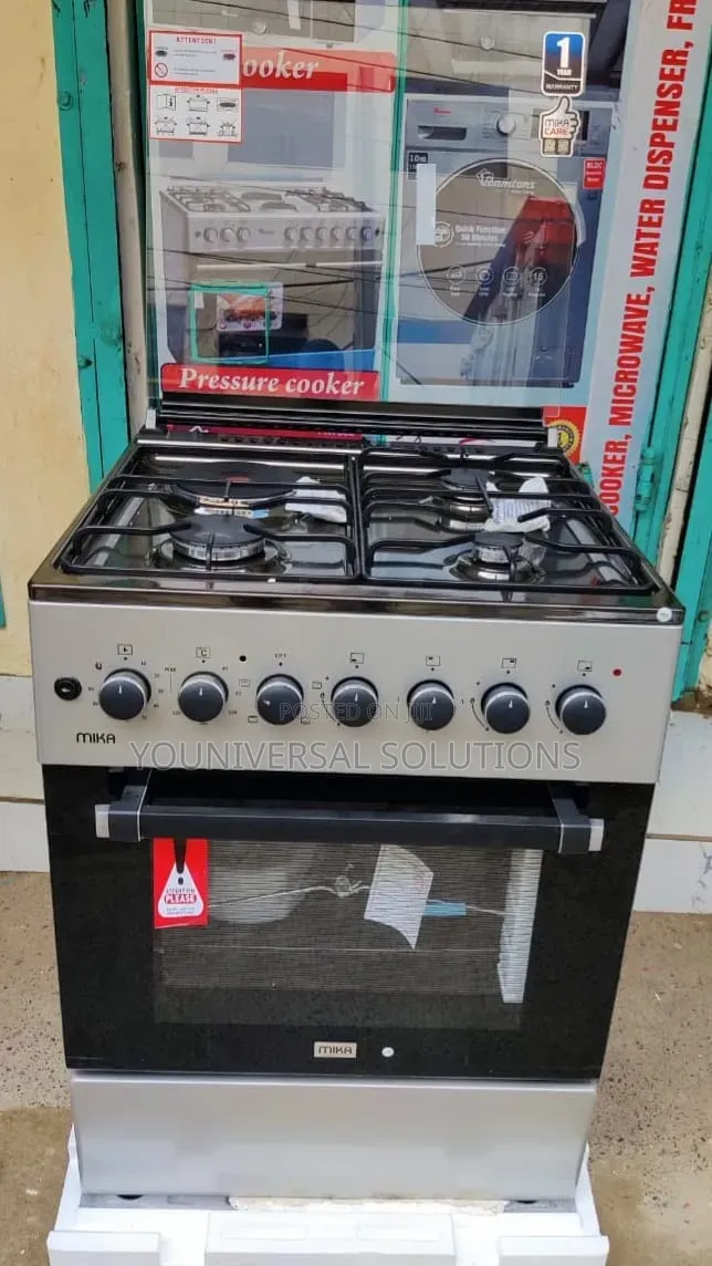 MIKA Standing Cooker 60X60 3+1 Electric Cooker
