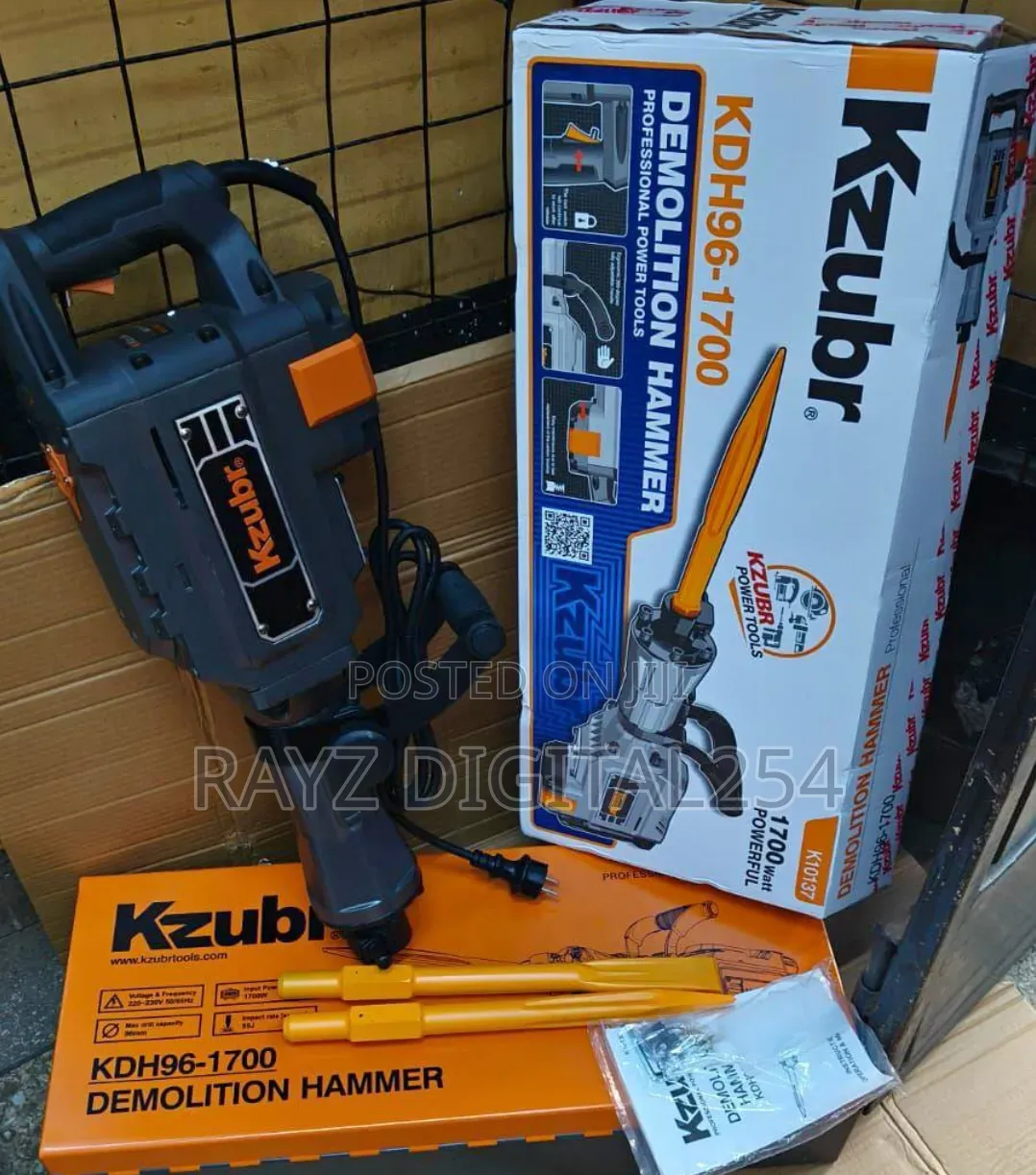 Kzubr Demolition Hammer/1700watts Demolisher