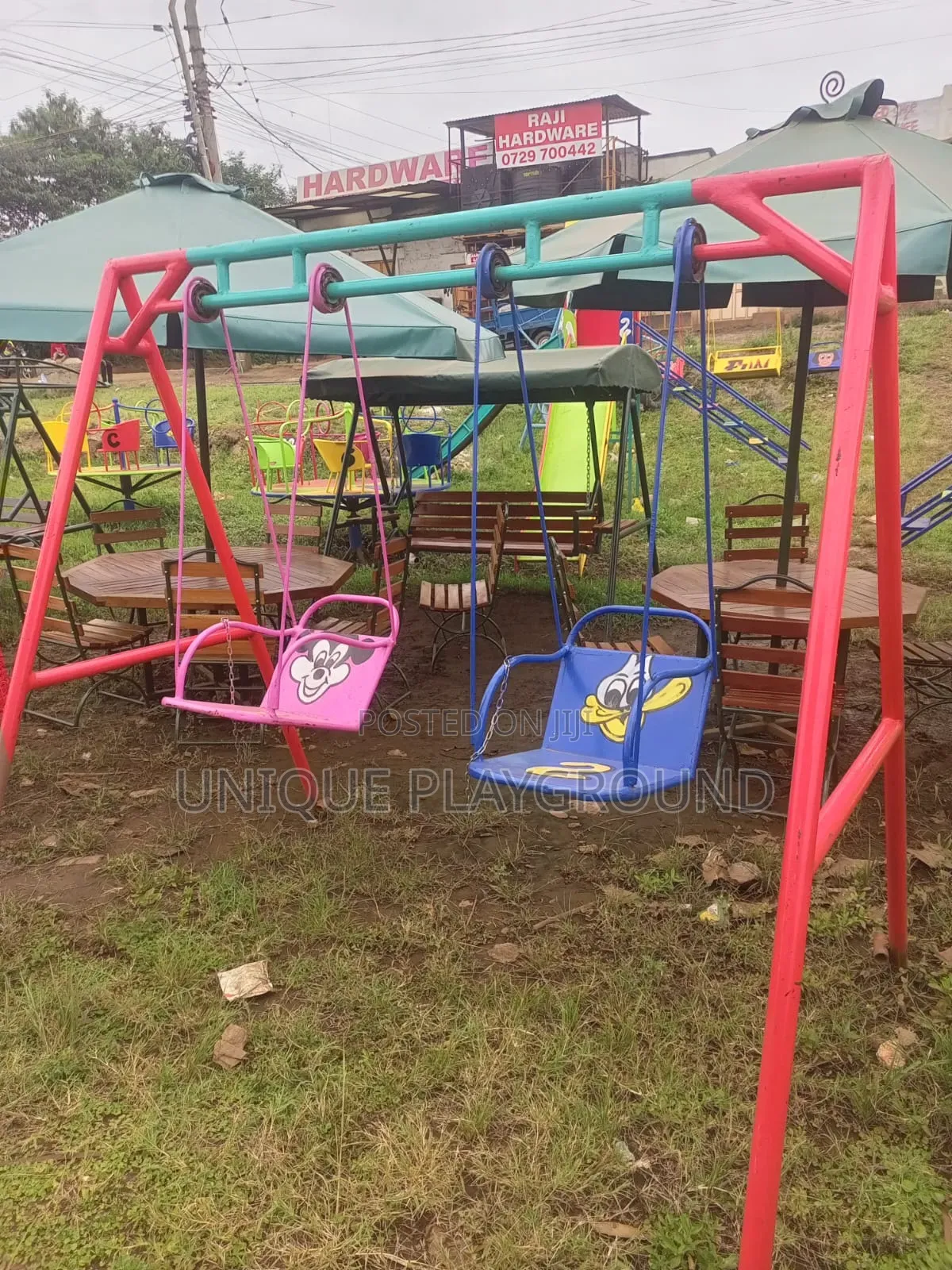 Heavy Duty Kids Play Swings and Slides