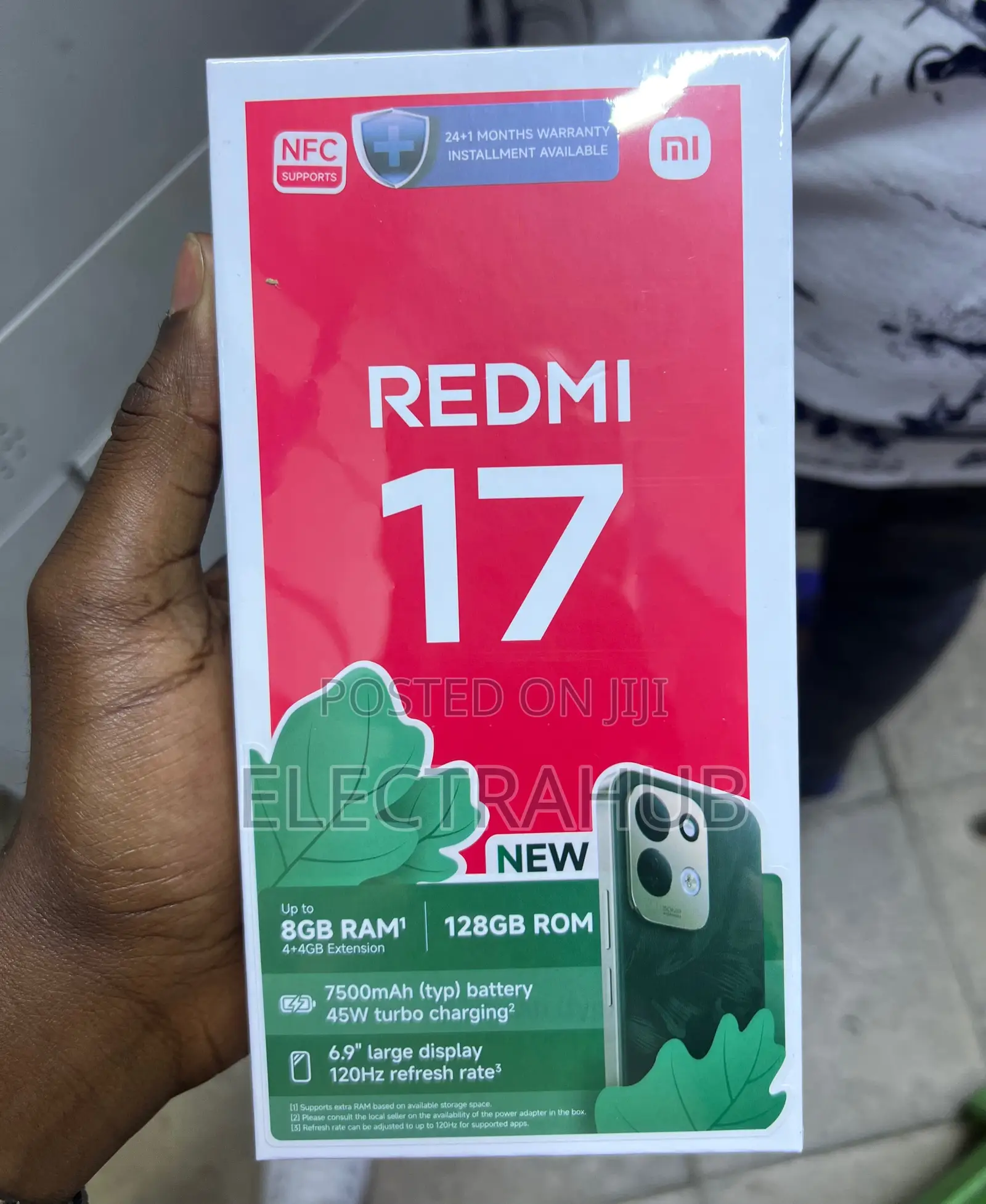 New Xiaomi Redmi 17 128 GB Black