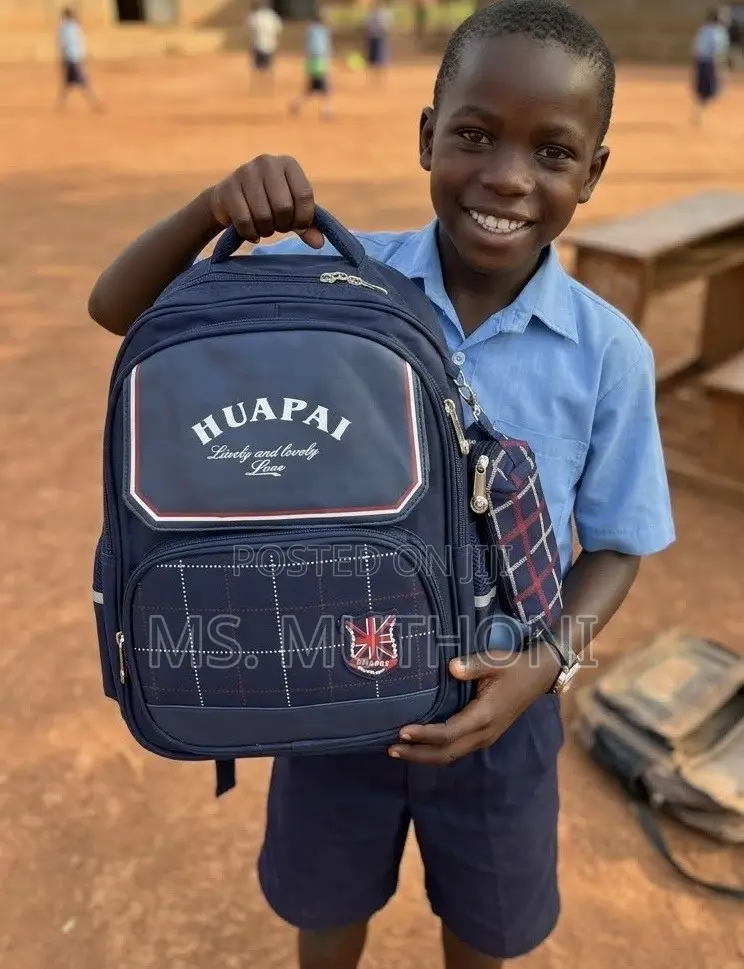 Boys Heavy-Duty Fabric School Back Pack