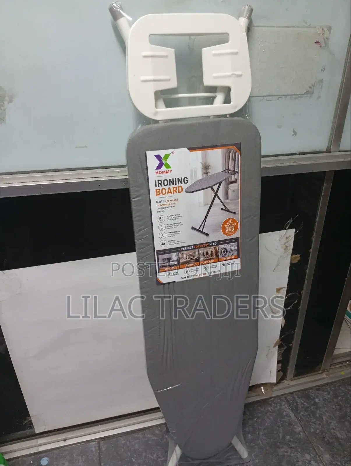 Foldable Metallic Ironing Board