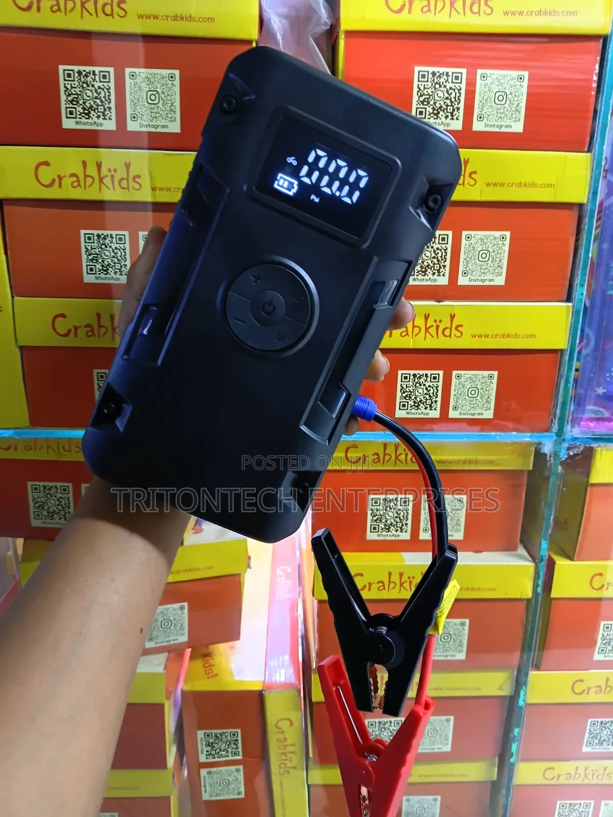 QuantumStart 4-in-1: Smart Battery Booster & Precision Inflator