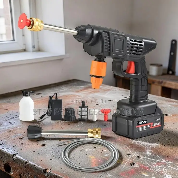 Value Deals Cordless Portable High Pressure Car Washer Washing Guns