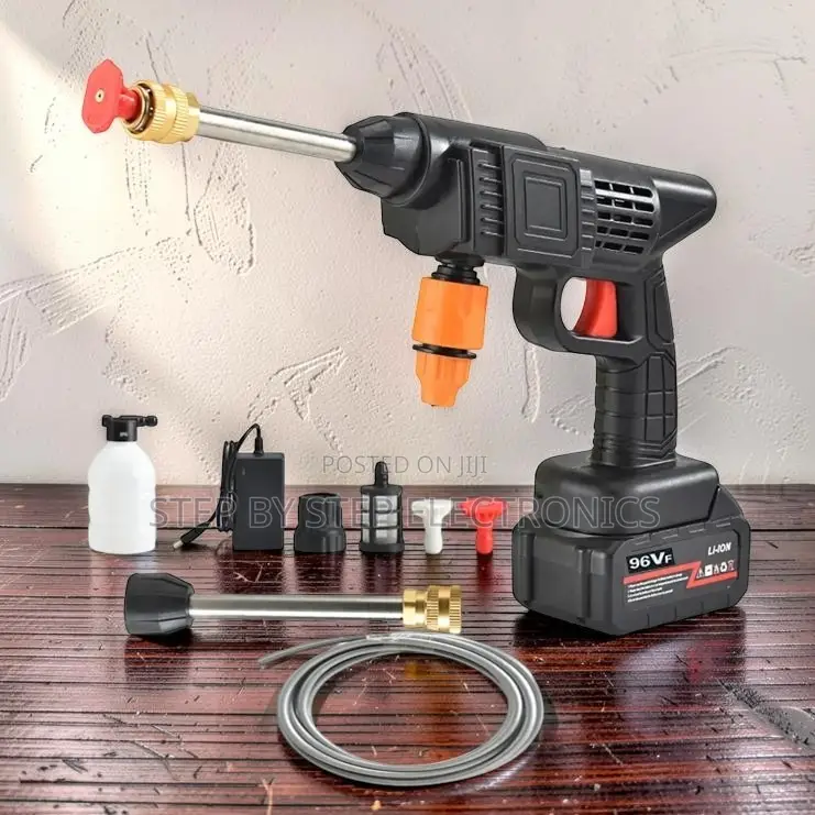 Budget Buys Cordless Portable High Pressure Car Washer Washing Guns