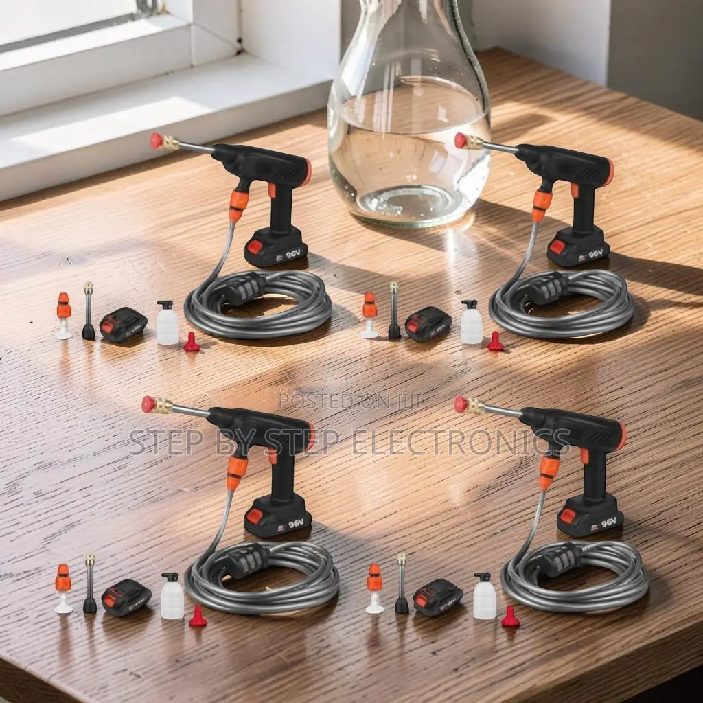 Budget Buys Cordless Portable High Pressure Car Washer Washing Guns
