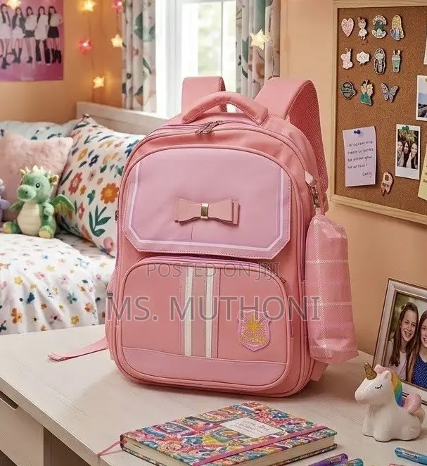 Quality Fabric / Paddes Straps & Back Girls School Bag