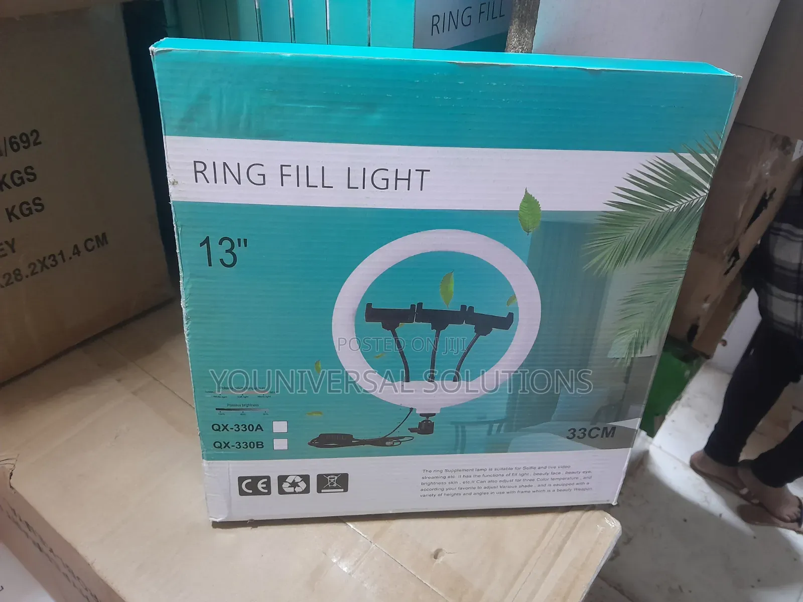 Ring Fill Light With Stand 10 Inch