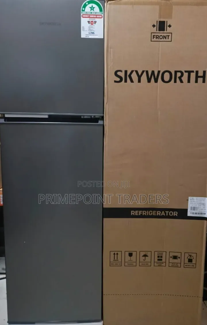 Skyworth 158L Double Door Refrigerator
