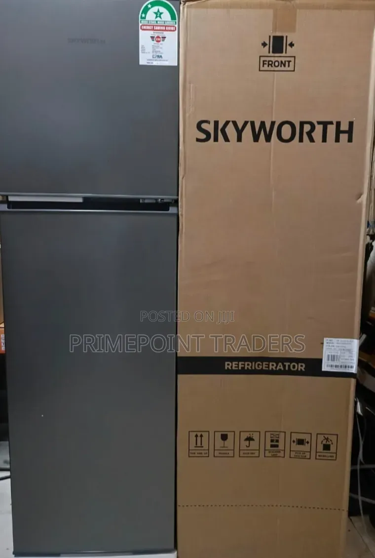 Skyworth 158L Double Door Refrigerator