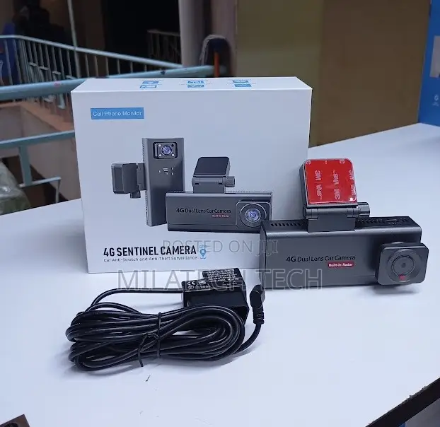 4G Dashcam Dual Lens With SIM Card & Remote Viewing