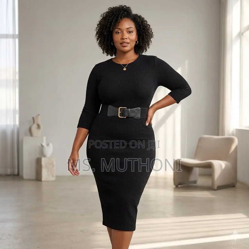 🖤 Black Elastic Stretch Waist Belt