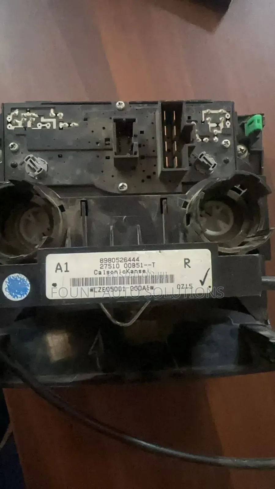 Heater Control Panel Isuzu D-Max