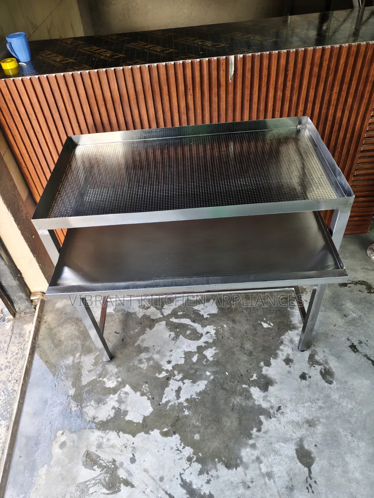 Stainless Steel Commercial Sieve With Collecting Tray