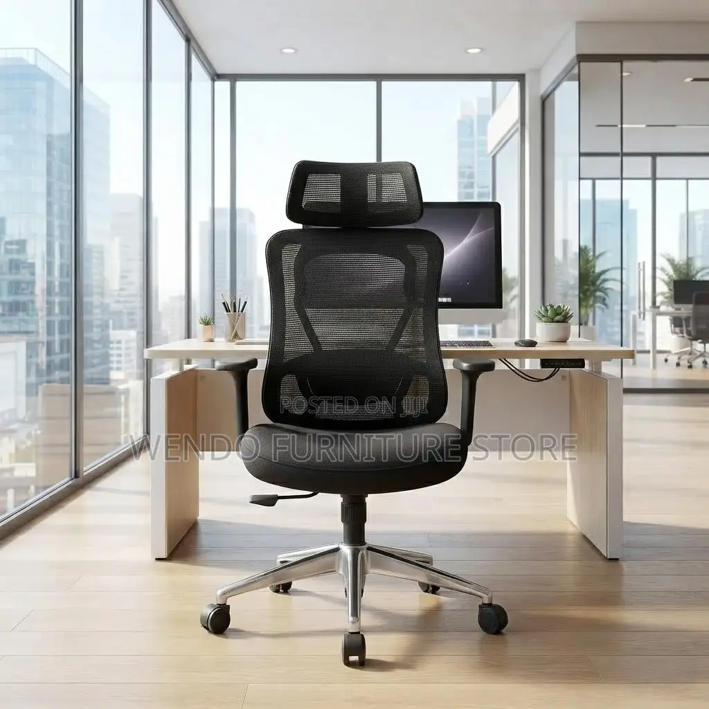 Office Chairs; Ergonomic High Back Swivel Office Clerical Seat