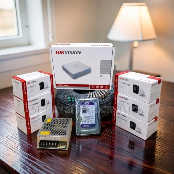 Factory Price 6 Hikvision 1080P Full HD 2MP CCTV Cameras Complete Kit