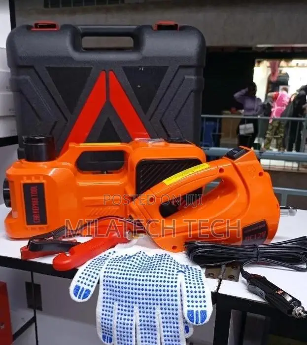 Automatic Electric Car Jack With Tyre Inflator – Car Jack Compresso