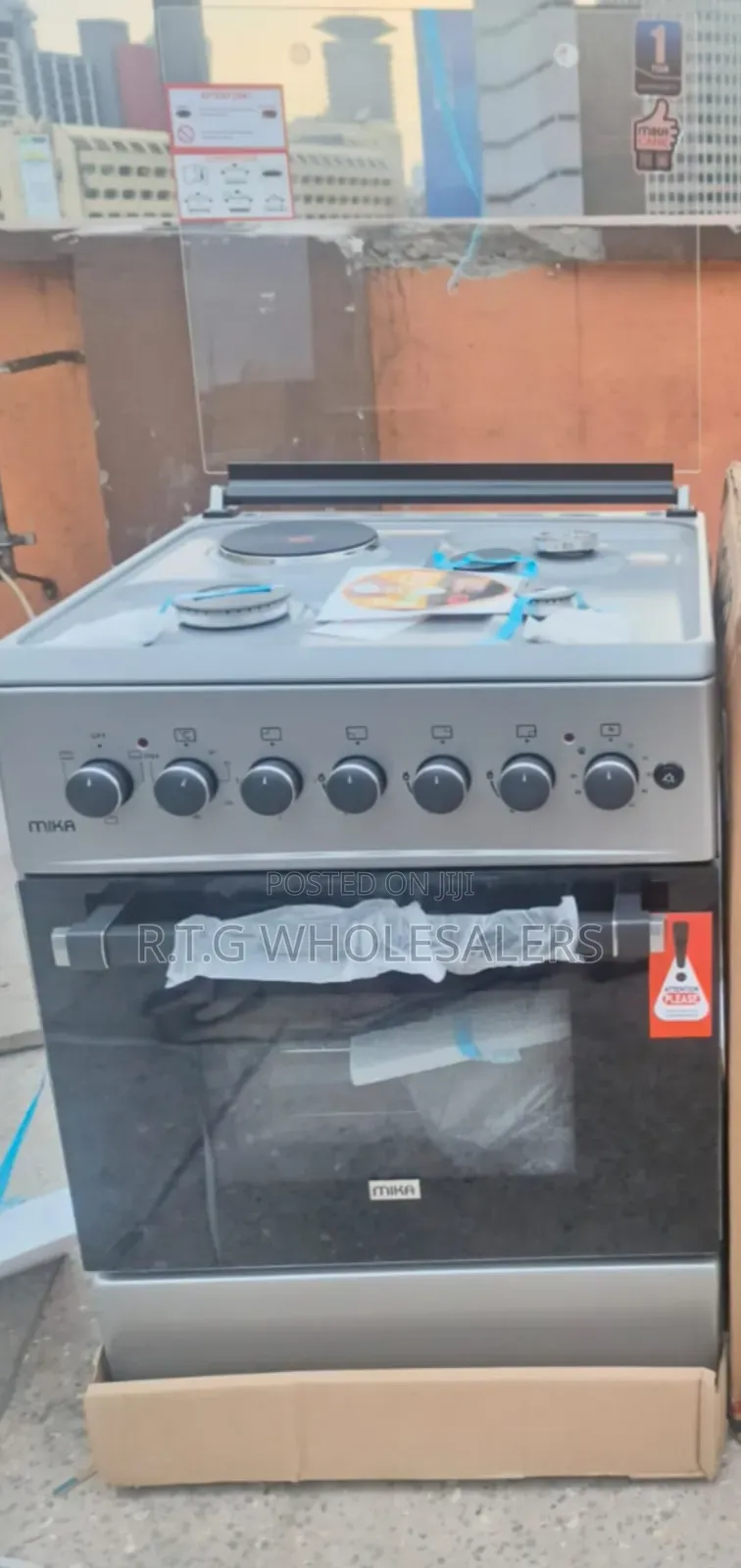 Mika Standing Cooker 58 X 58 3 Gas + 1Electric