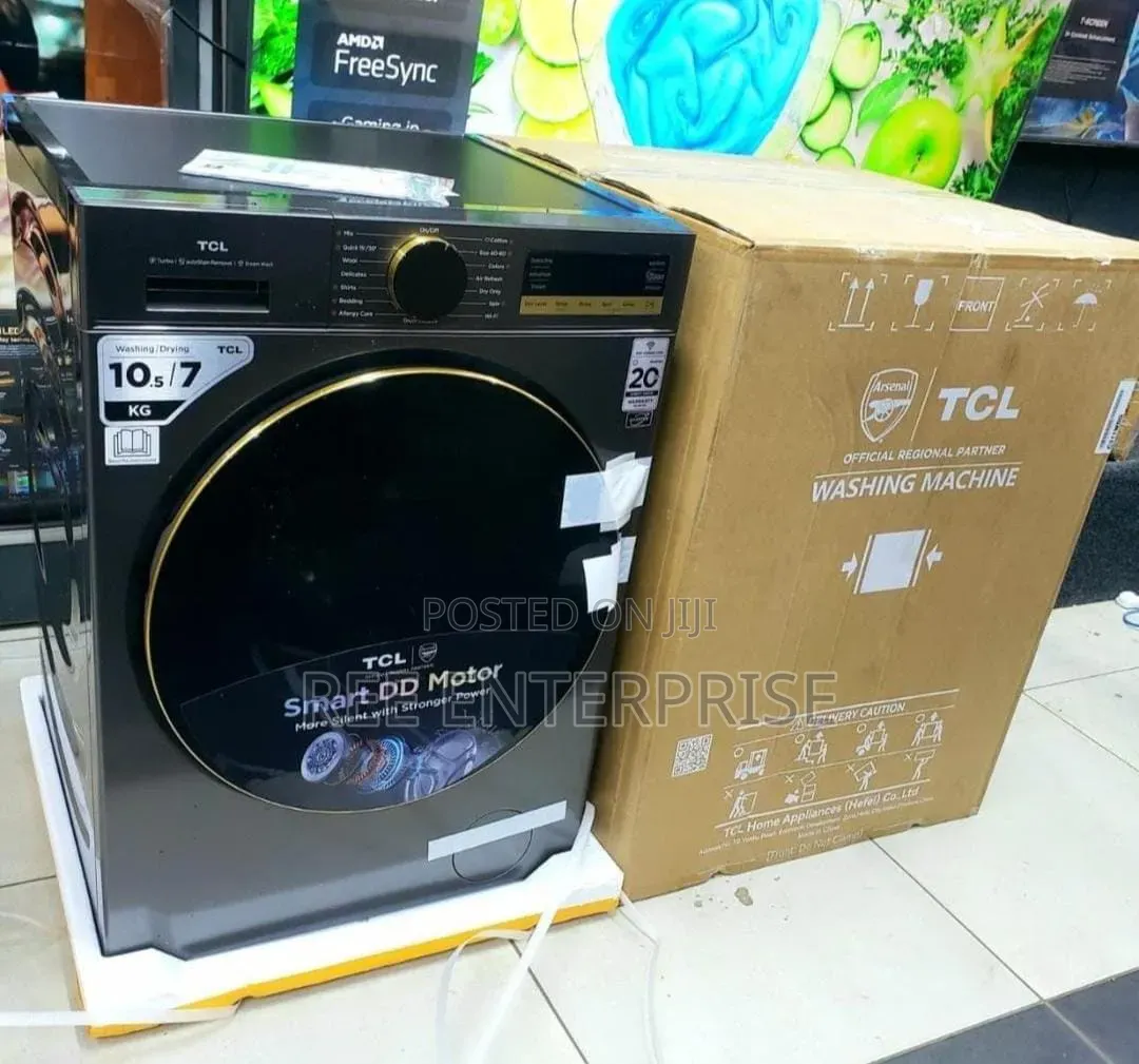 TCL Front Load Washing Machine
10.5/7 Wash&dry*
