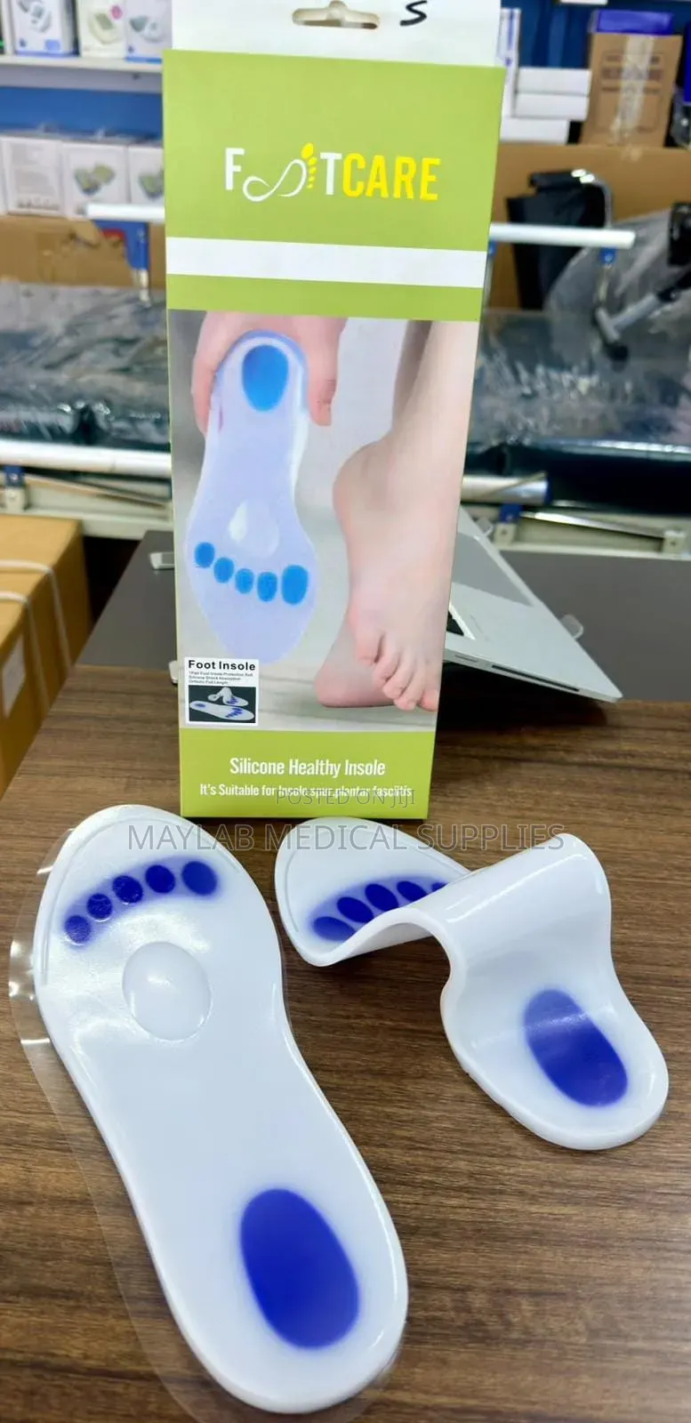 Silicone Full Insole Pad – Gel Foot Cushion & Shoe Support
