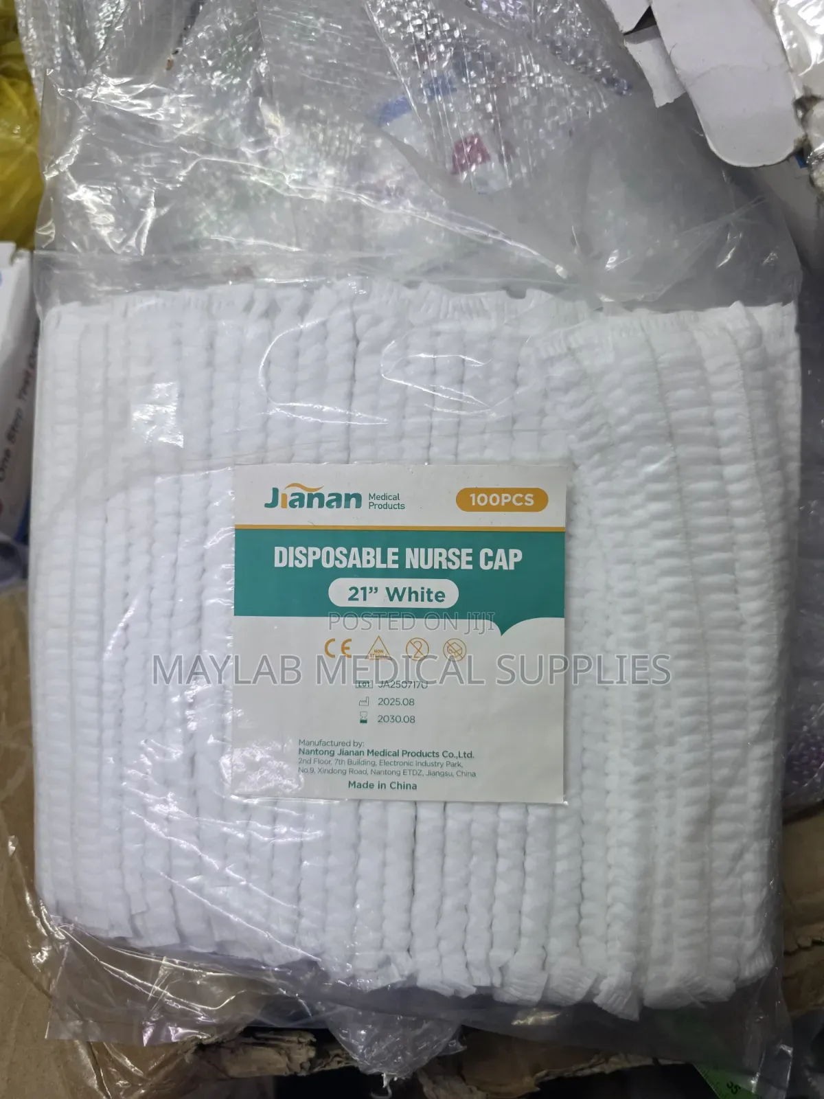 Disposable Nurse Cap | Non-Woven Medical Bouffant Cap for Hospital Use