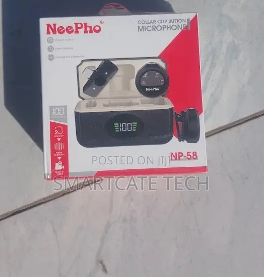 Noise Reduction Neepho Wireless Microphone – Clear Sound & Long Range