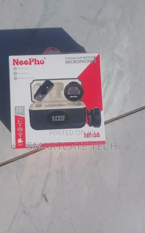 Neepho- Np-58 Wireless Clip-on Microphone for Type-C Devices