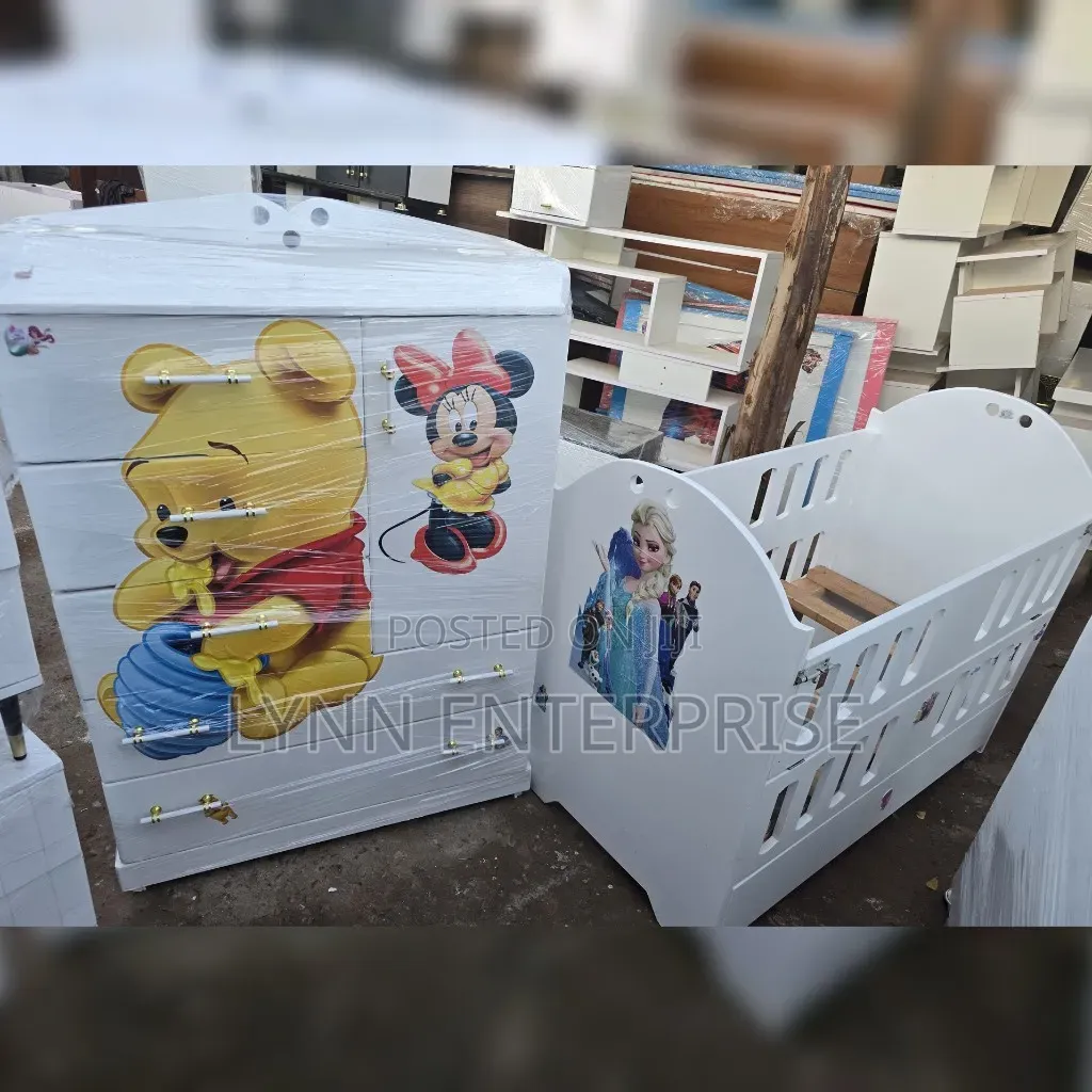 Both New Born Baby Coat /Bed ,Chest of Drawer/Baby Wooden Wardrobe