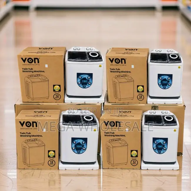 Factory Prices Compact Design VON 10KG Twin Tub Washing Machines